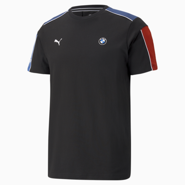 BMW M Motorsport T7 Men's Tee, Cotton Black-M color, large-ZAF