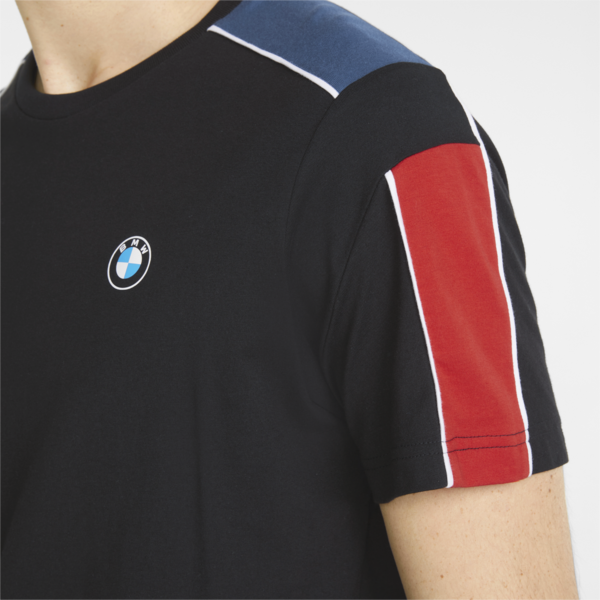 BMW M Motorsport T7 Men's Tee, Cotton Black-M color, large-ZAF