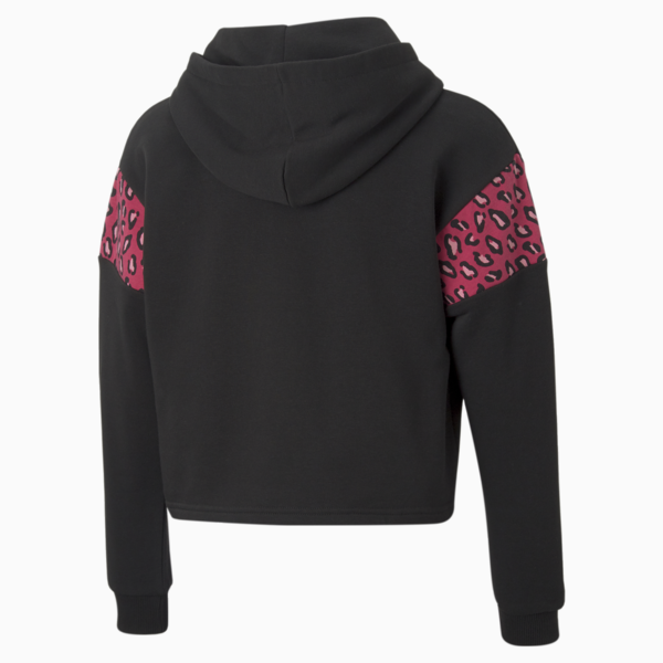 Summer Roar Youth Hoodie, Puma Black, large-ZAF