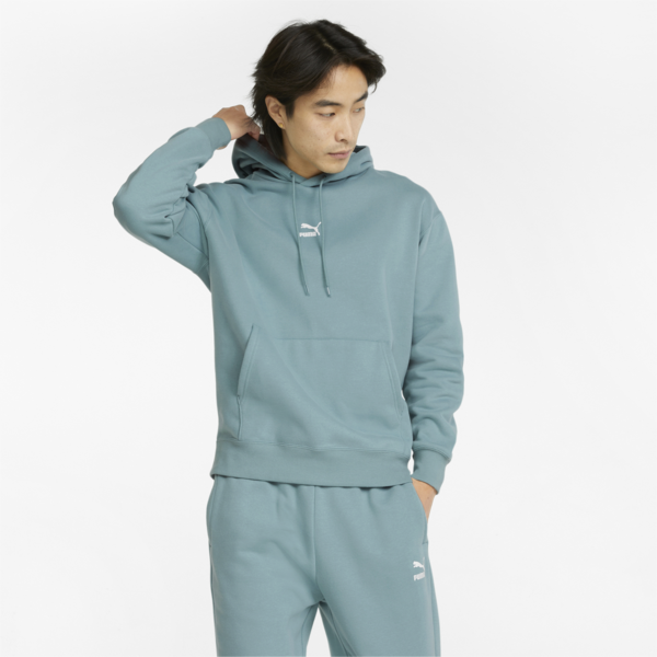 Classics Relaxed Men's Hoodie, Mineral Blue, large-ZAF
