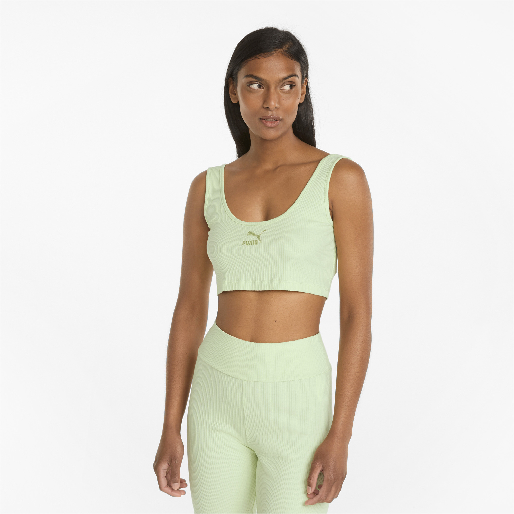 Puma green 2025 crop top