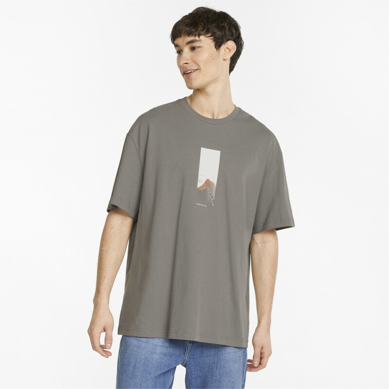 

Men's PUMA Chrome Roads Graphic T-shirt, Gray