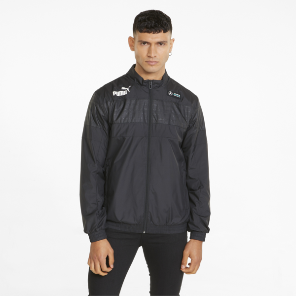 Mercedes F1 SDS Men's Jacket, Puma Black, large-ZAF