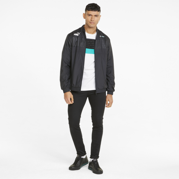 Mercedes F1 SDS Men's Jacket, Puma Black, large-ZAF