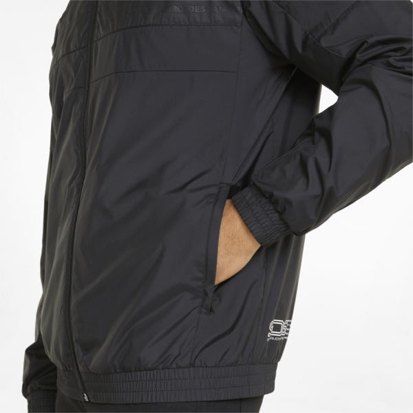 Mercedes F1 SDS Men's Jacket, Puma Black, large-ZAF