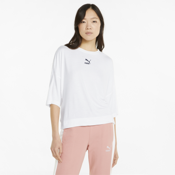 Classics Splitside Women's Tee, Puma White, large-ZAF