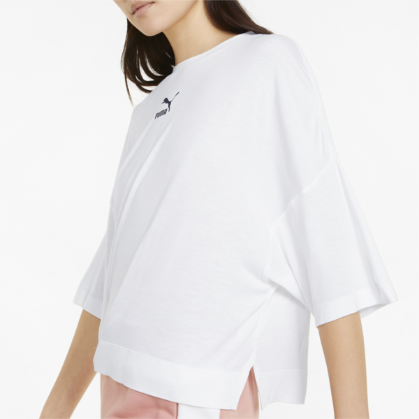 Classics Splitside Women's Tee, Puma White, large-ZAF