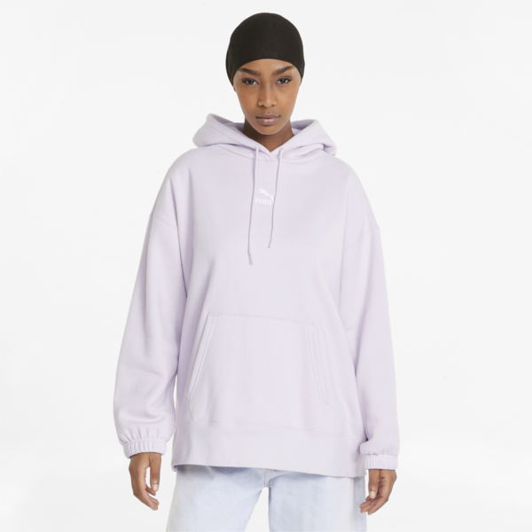 Classics Oversized Women's Hoodie, Lavender Fog, large-ZAF