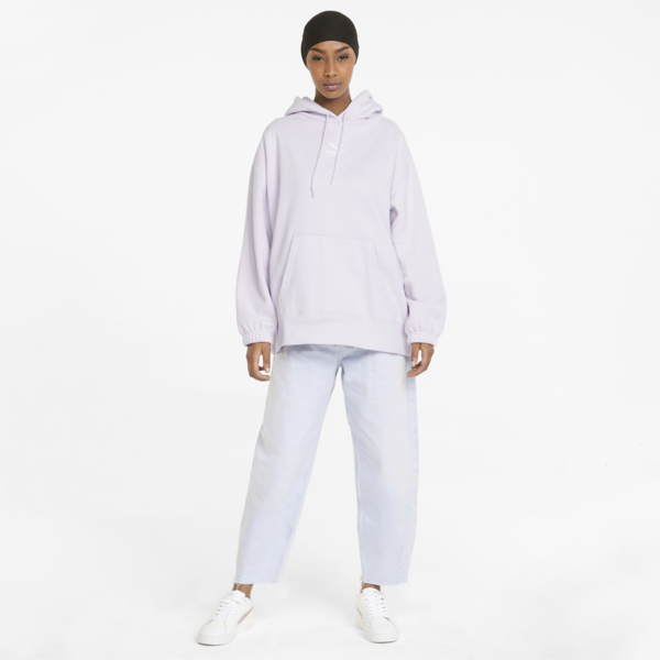 Classics Oversized Women's Hoodie, Lavender Fog, large-ZAF