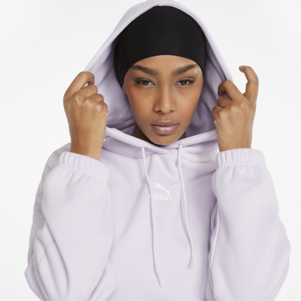 Classics Oversized Women's Hoodie, Lavender Fog, large-ZAF