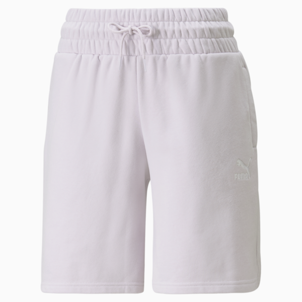 Classics High-Waist Women's Shorts by Pedroche, Lavender Fog, large-ZAF