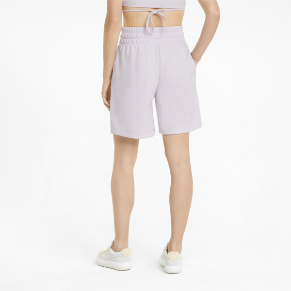 Classics High-Waist Women's Shorts by Pedroche, Lavender Fog, large-ZAF