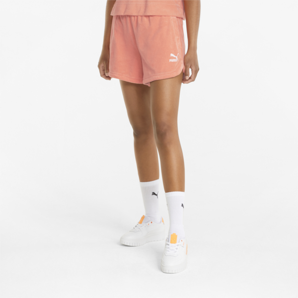 Classics Towelling Shorts Women, Peach Pink, large-ZAF
