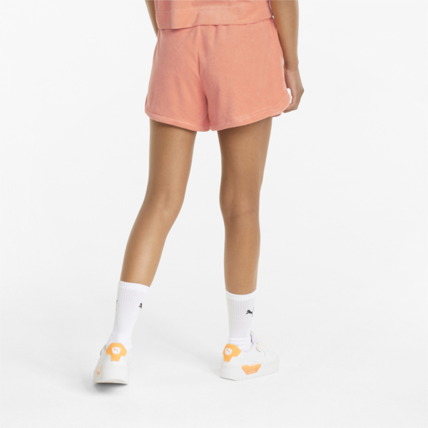 Classics Towelling Shorts Women, Peach Pink, large-ZAF