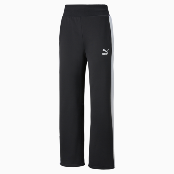 T7 Straight Women's Pants, Puma Black, large-ZAF