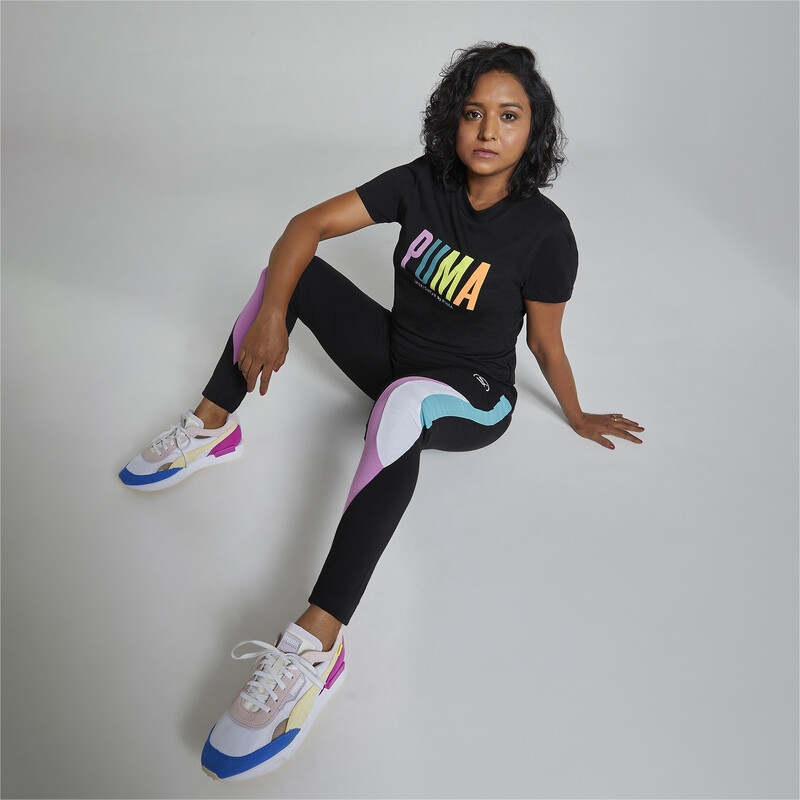 

Women's PUMA SWxP Graphic Regular Fit T-shirt, Black