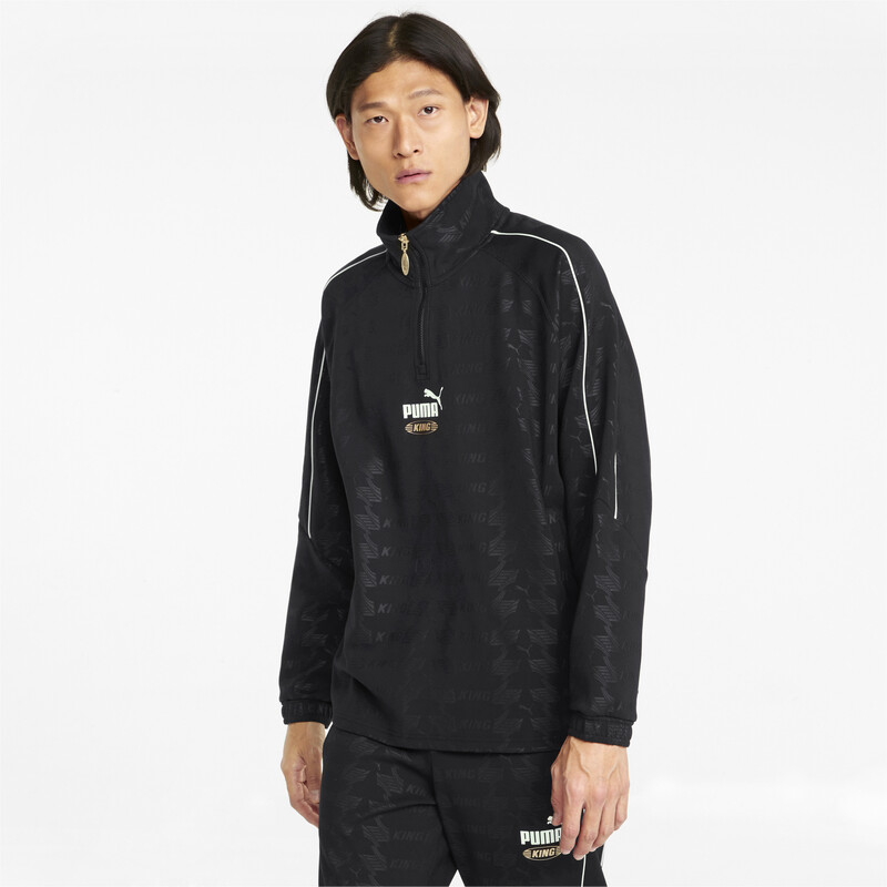 

Men's PUMA King Printed Half-Zip Relaxed Fit Track Jacket