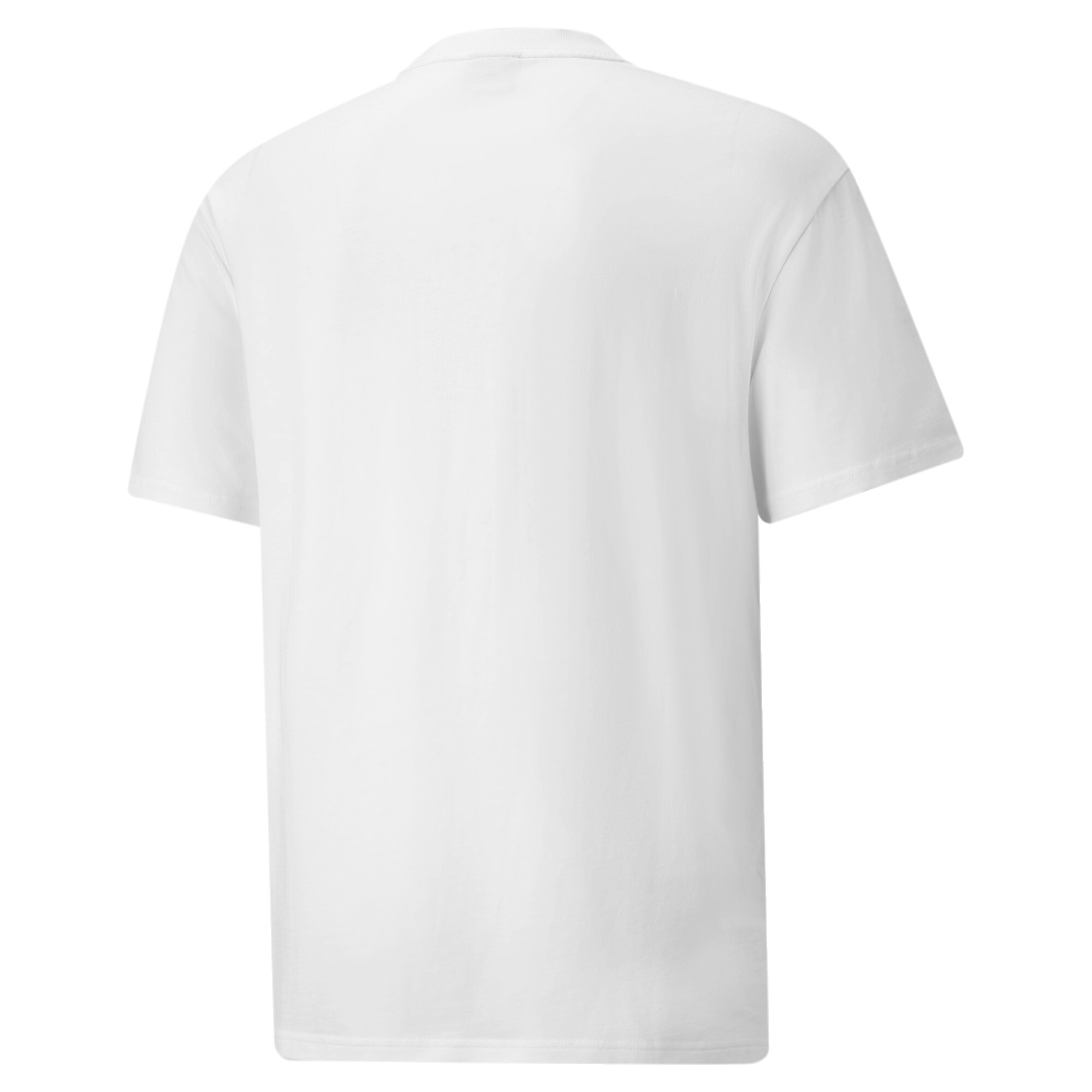 Men's PUMA King Logo T-Shirt In White, Size 2XL