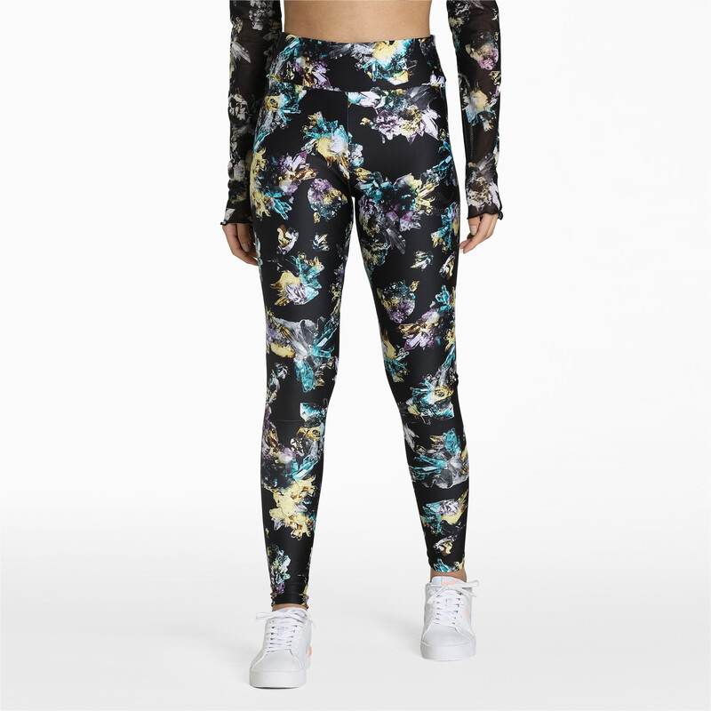 

Women's PUMA Crystal Galaxy Printed High Leggings, Black