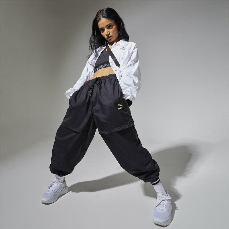 

Women's PUMA Crystal Galaxy Woven Pants, Black