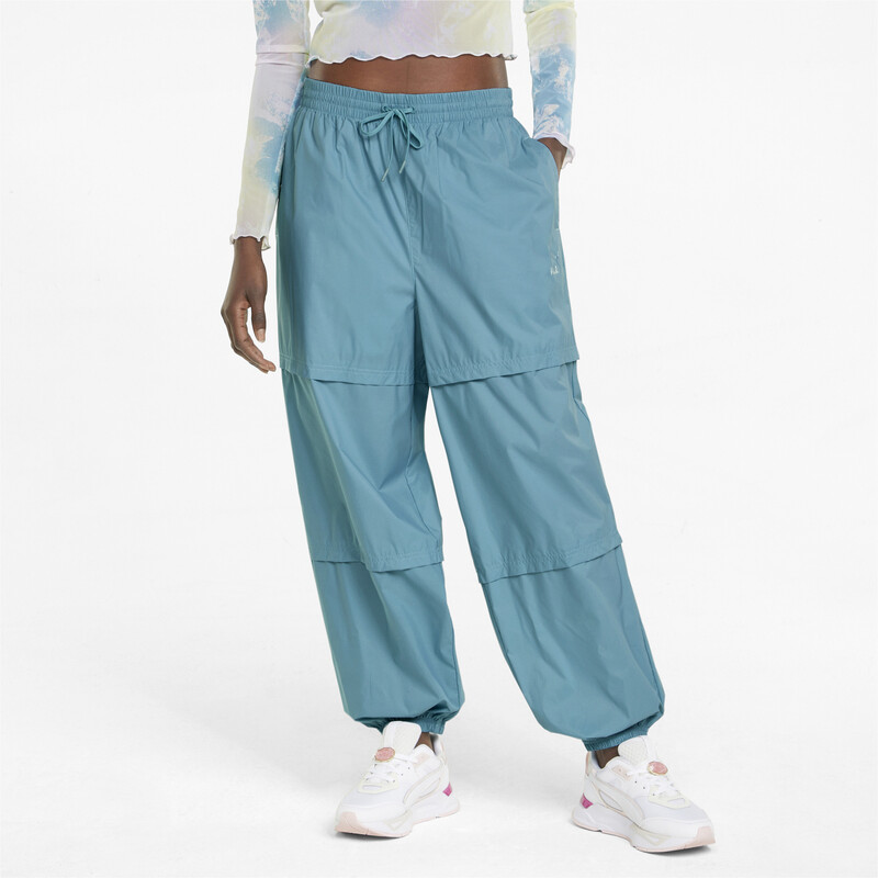 

Women's PUMA Crystal Galaxy Woven Pants, Porcelain