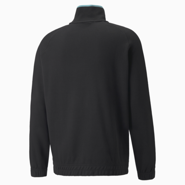 SWxP Half-Zip Men's Jacket, Puma Black, large-ZAF
