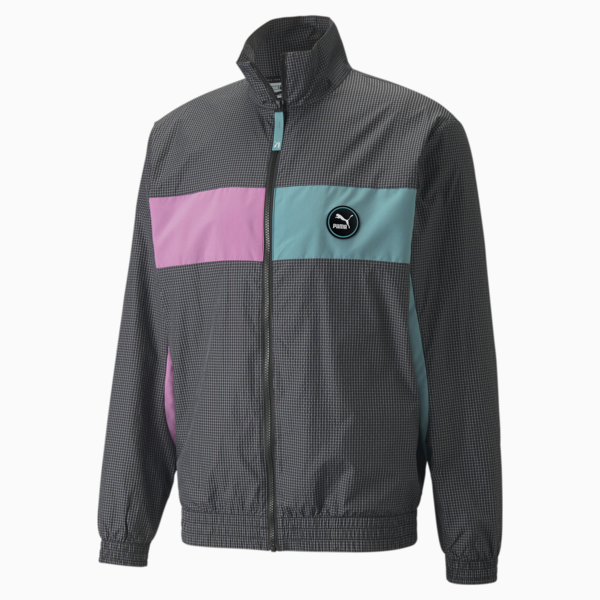 SWxP Woven Men's Jacket, Puma Black, large-ZAF