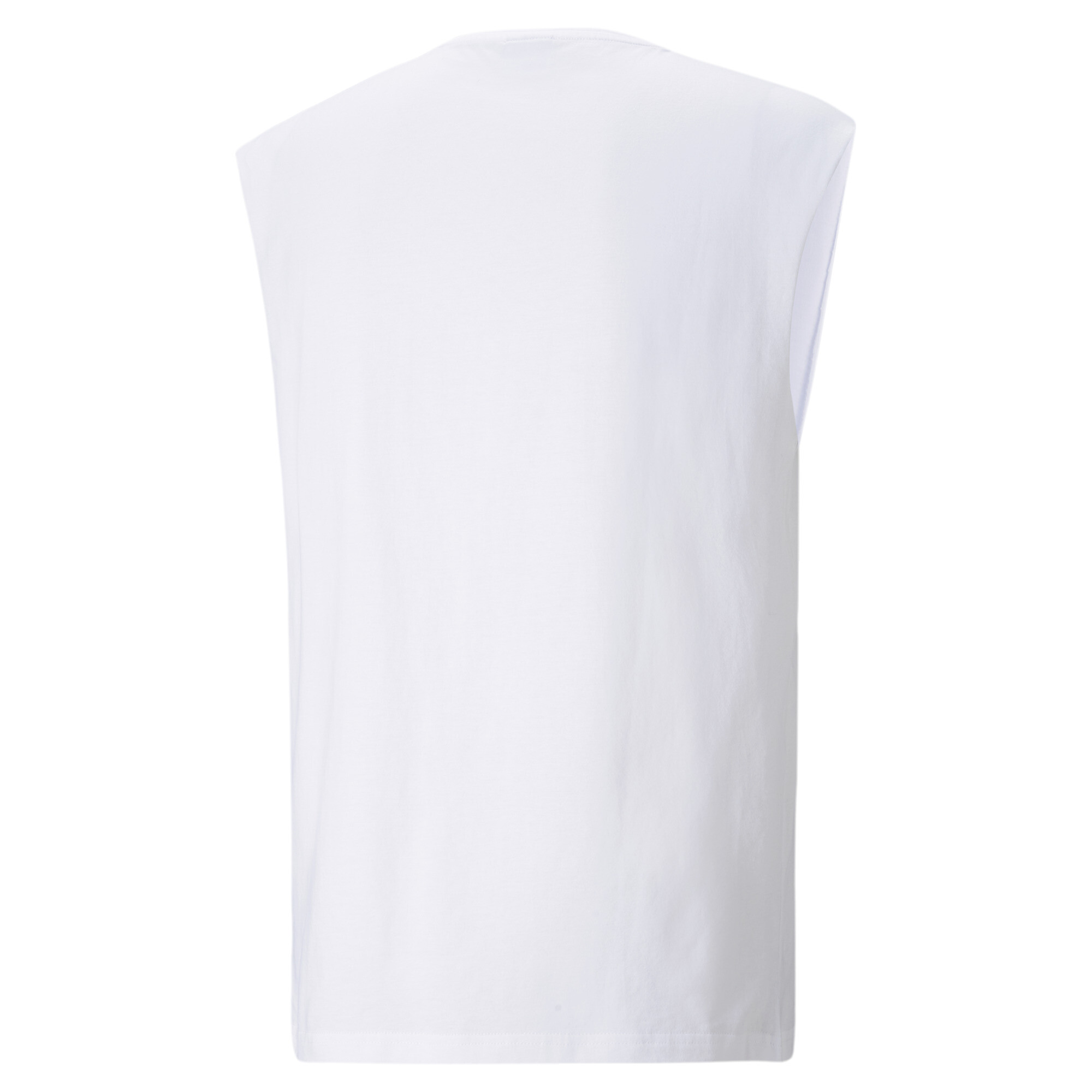 Men's Puma Statement Sleeveless's T-Shirt, White, Size L, Clothing