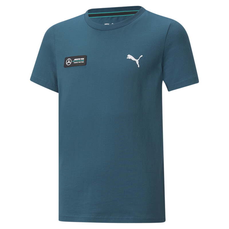 

PUMA Mercedes F1 Essentials Youth T-Shirt, Black/coral/blue