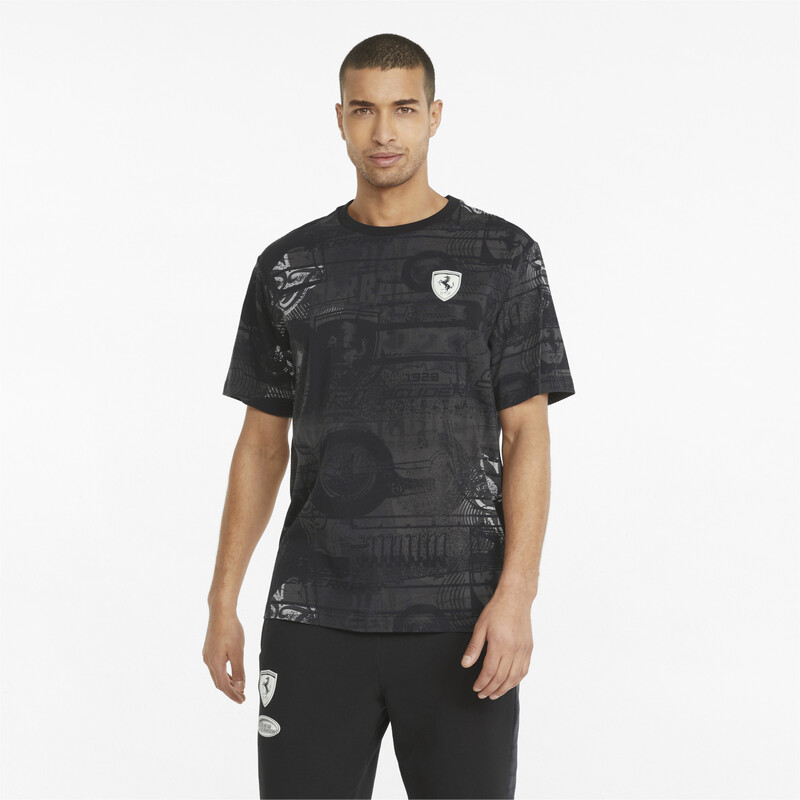 

Men's PUMA Scuderia Ferrari Race Printed T-shirt, Black