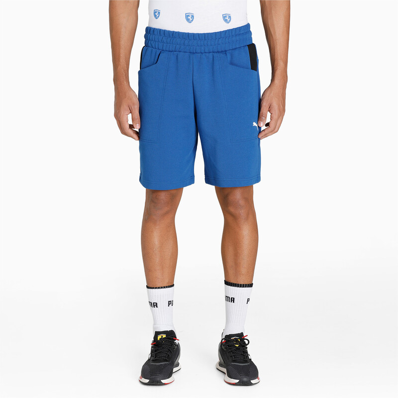 

Men's PUMA Scuderia Ferrari Race Regular Fit Sweat Shorts, Blue