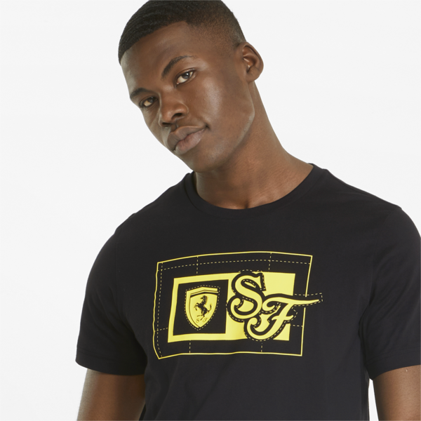 Scuderia Ferrari Race Graphic Tee Men, Puma Black, large-ZAF