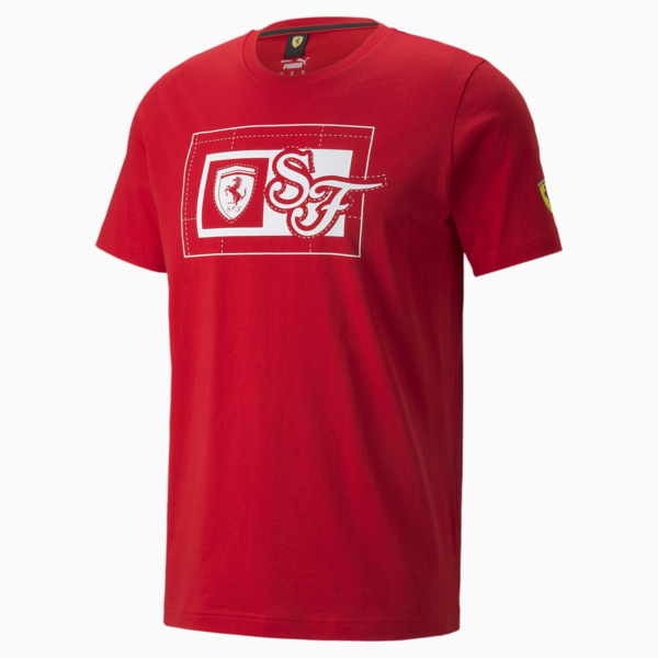Scuderia Ferrari Race Graphic Tee Men, Rosso Corsa, large-ZAF