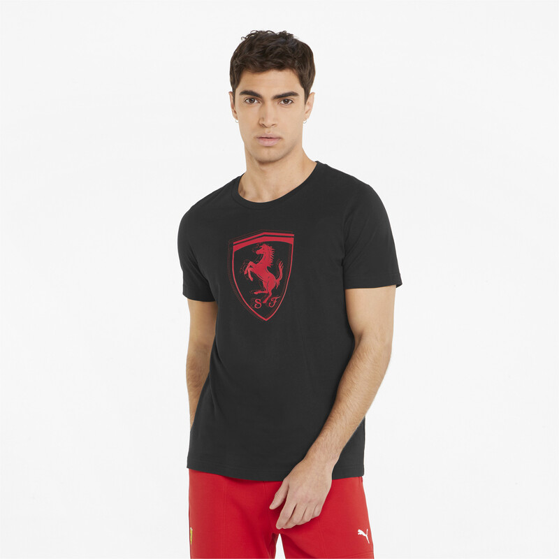 

Men's PUMA Scuderia Ferrari Race Tonal Shield T-shirt, Black