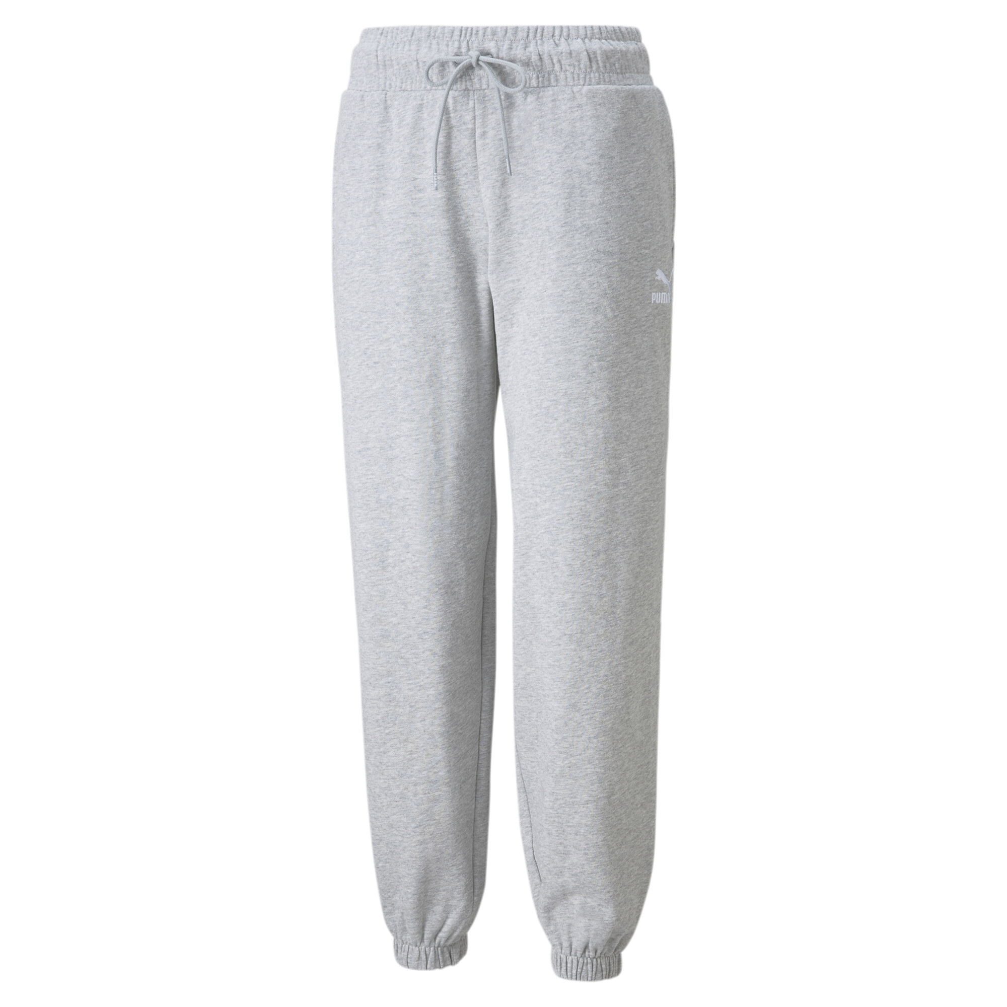 Women's Puma Classics PLUS Relaxed's Joggers, Gray, Size 1X, Clothing