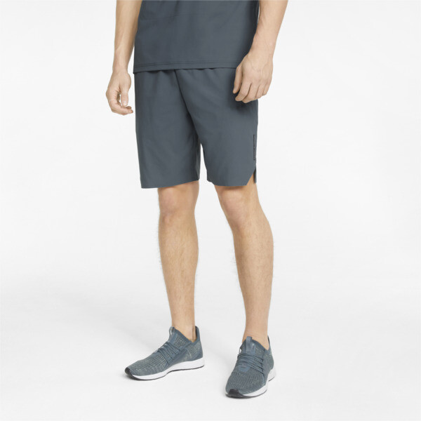 puma porsche design mcs active men's shorts in dark slate, size s