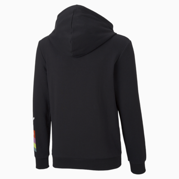 Brand Love Youth Hoodie, Puma Black, large-ZAF