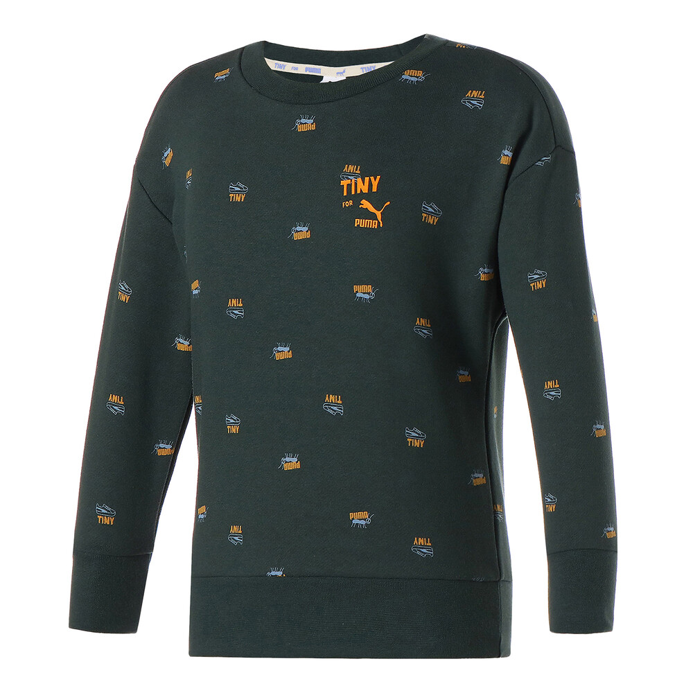 фото Детская толстовка puma x tinycottons printed crew neck kids' sweatshirt