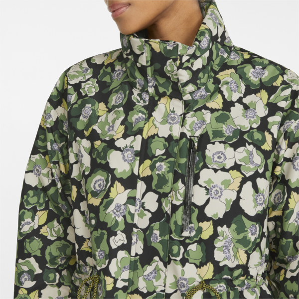 PUMA x LIBERTY Women's Rain Jacket, Puma Black-Flower AOP, large-ZAF