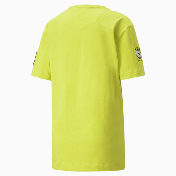 PUMA x LIBERTY Badge Women's Tee, Sulphur Spring, large-ZAF