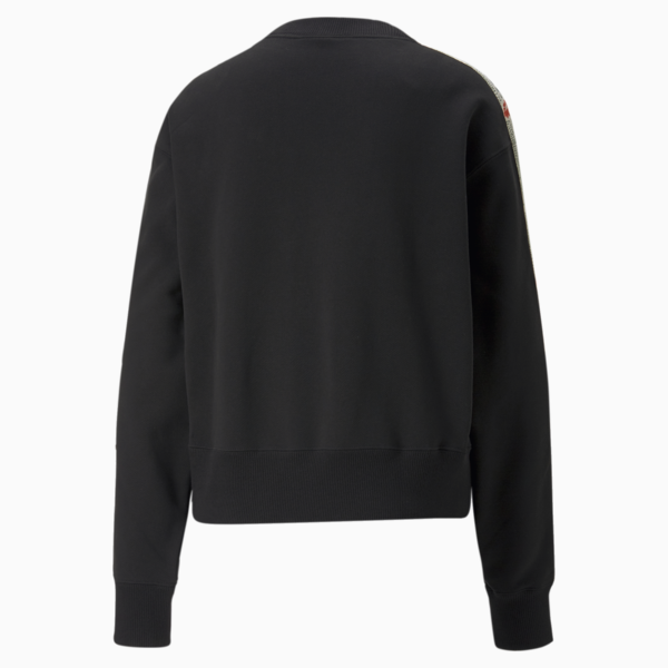 PUMA x LIBERTY Crew Sweatshirt Women, Puma Black, large-ZAF