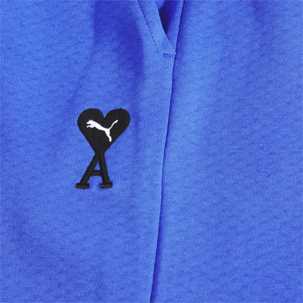 PUMA x AMI Knitted Shorts, Dazzling Blue, large-ZAF