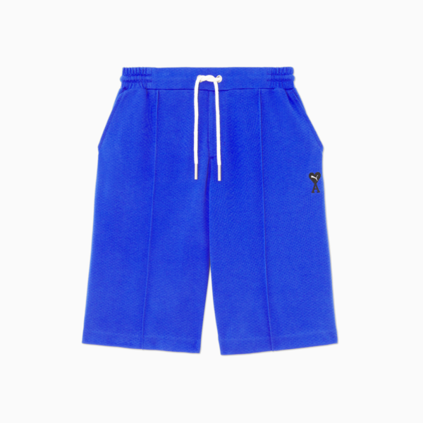 PUMA x AMI Knitted Shorts, Dazzling Blue, large-ZAF