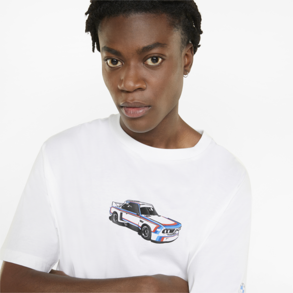BMW M Motorsport Statement Men's Tee, Puma White, large-ZAF