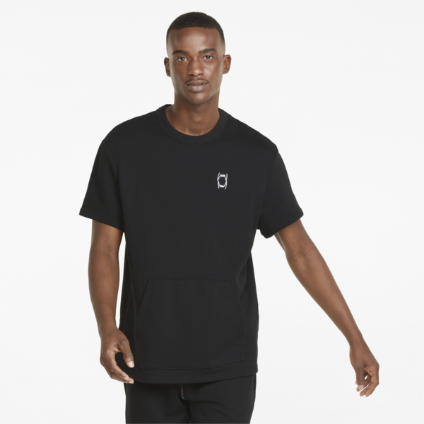 Pivot Cut-Off Men's Basketball Tee, Puma Black, large-ZAF