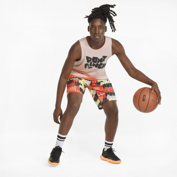 Give and Go Men's Basketball Tank Top, Nimbus Cloud-Neon Citrus, large-ZAF