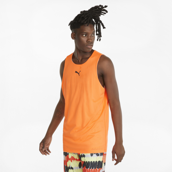 Give and Go Men's Basketball Tank Top, Nimbus Cloud-Neon Citrus, large-ZAF