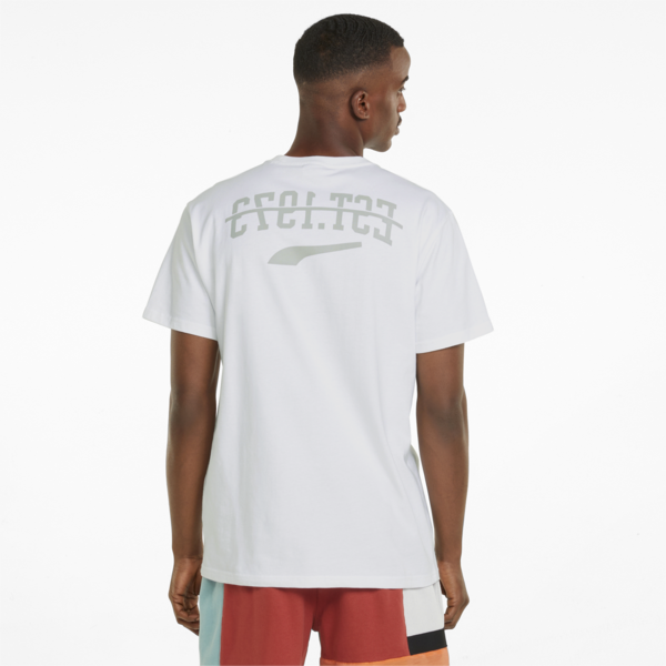 Inbounds Men's Basketball Tee, Puma White, large-ZAF