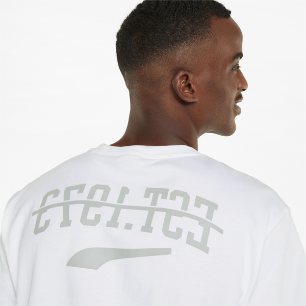 Inbounds Men's Basketball Tee, Puma White, large-ZAF