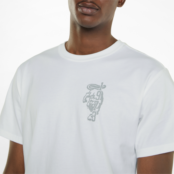Inbounds Men's Basketball Tee, Puma White, large-ZAF